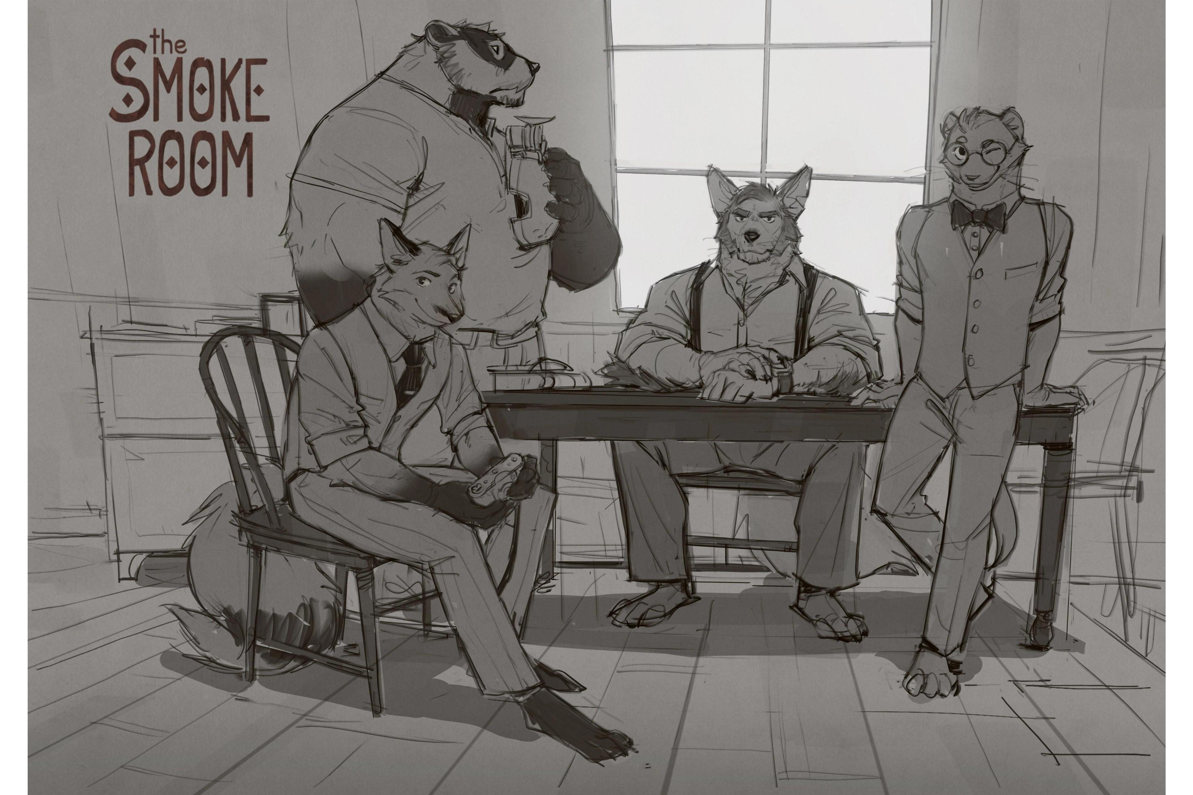 the smoke room