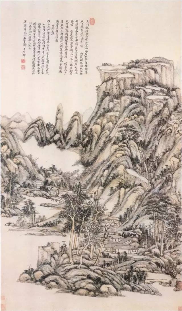 名画欣赏]清初四王之首王原祁精品山水_百科TA说