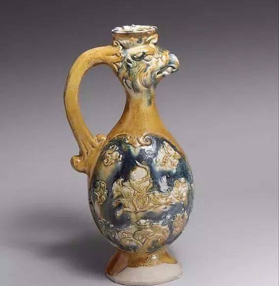 唐三彩凤首壶（中国唐代典型三彩陶制盛酒器）_百度百科