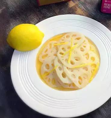 柠檬蜂蜜渍莲藕片