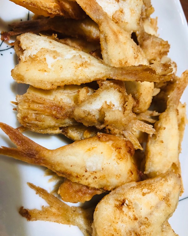 干炸扒皮鱼