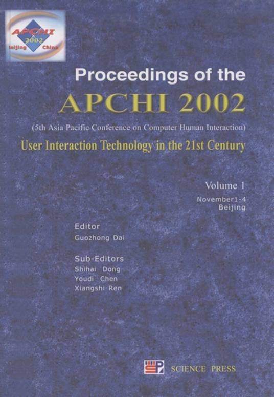Proceedings of the APCHI 2002(5th Asia Pacific Conference on Computer ...
