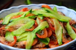 黄瓜炒小虾