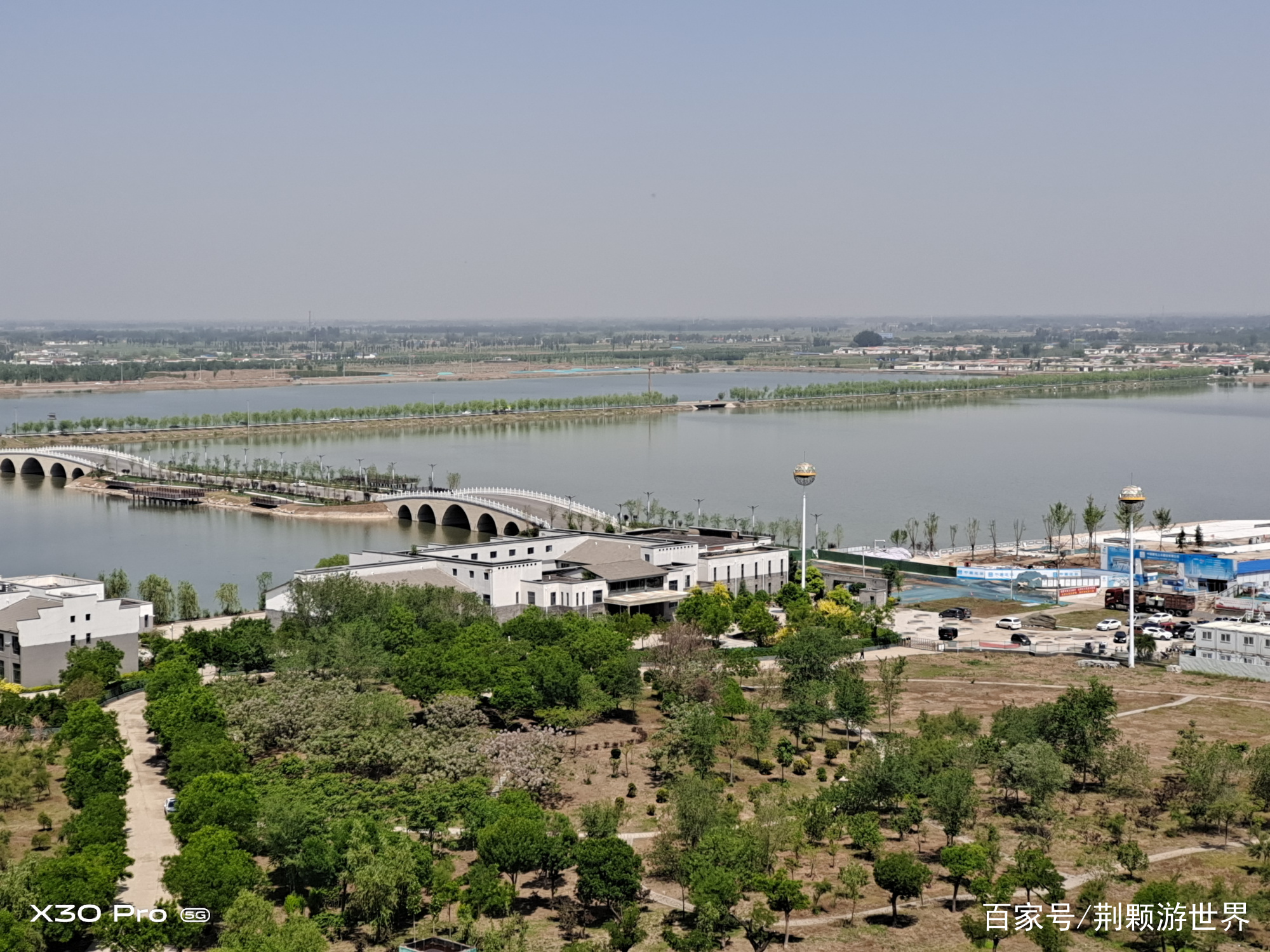 俯瞰南宫湖公园_百科TA说
