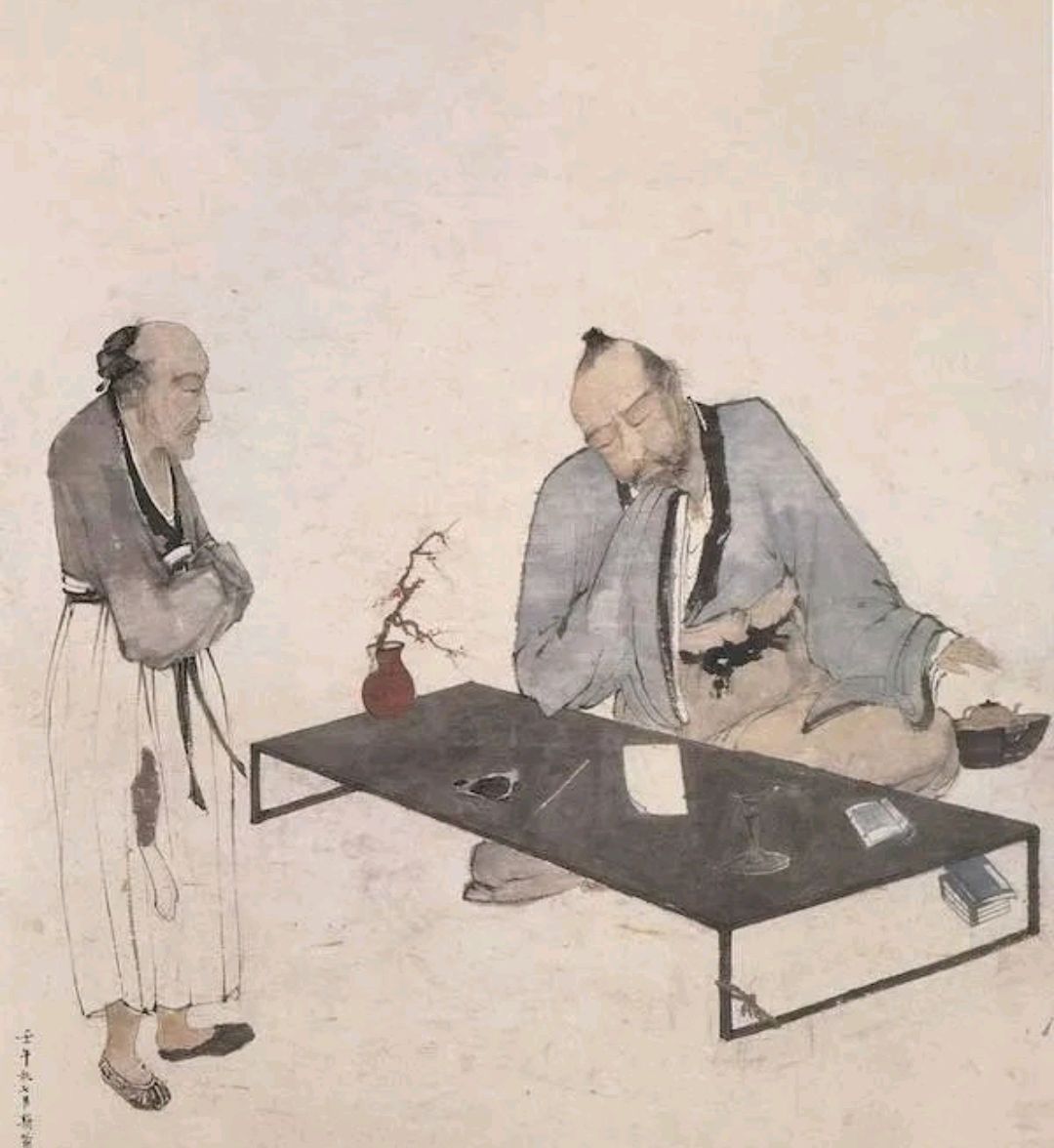 傅抱石人物画｜中国绘画的超然_百科TA说