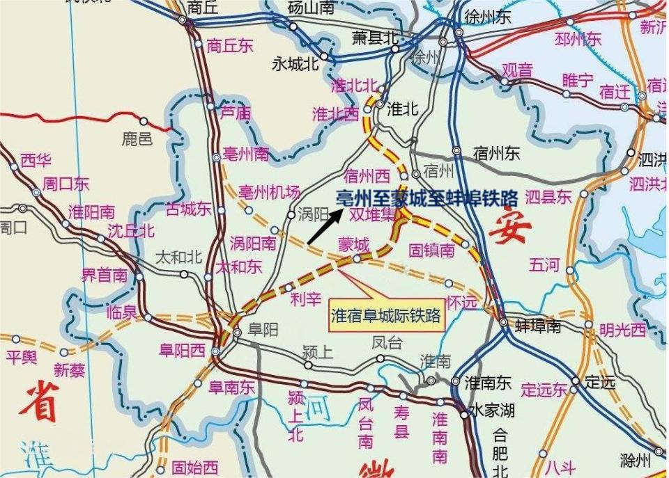 亳州-蒙城-蚌埠城际