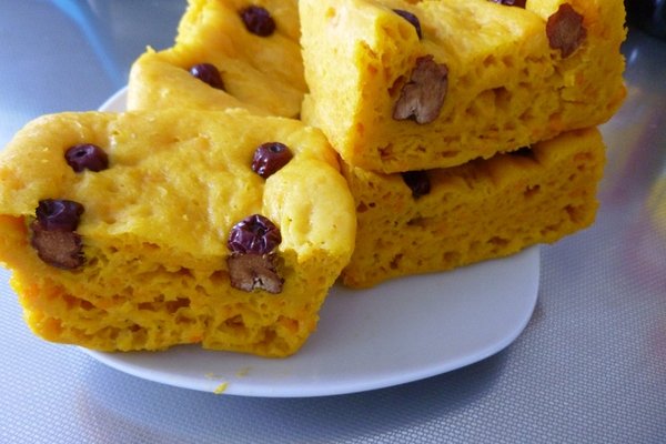 桂香南瓜红豆发糕