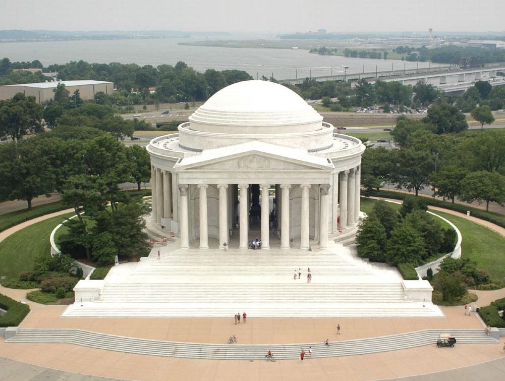  p>杰斐逊纪念堂(thomas jefferson memorial)坐落于美国华盛顿,是为