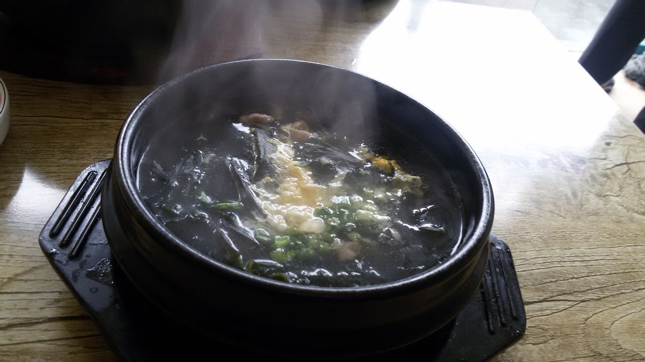 蛋花海带粉丝汤