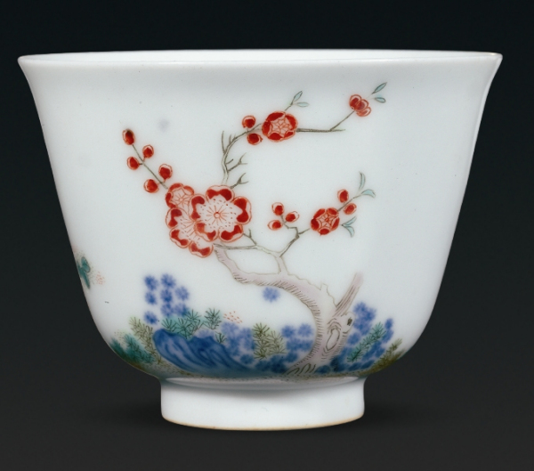清康熙青花五彩十二花神杯_百度百科
