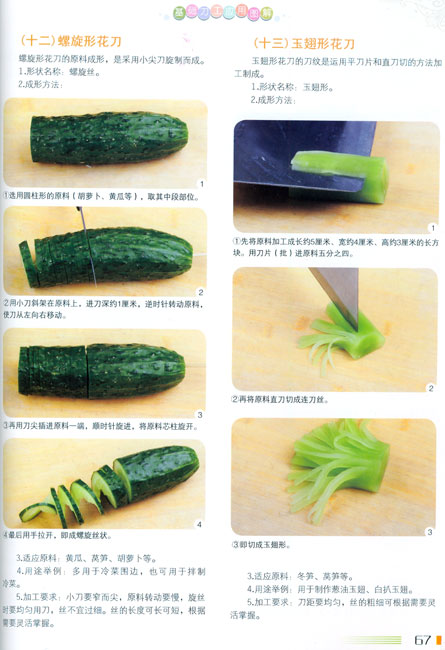 基础刀工应用图解