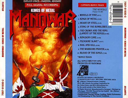  a href="#" data-lemmaid="1826949">manowar /a>于1988年08月发布