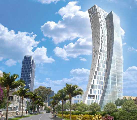  p>在特拉维夫奥里雅住宅楼是daniel libeskind在以色列的一个新的