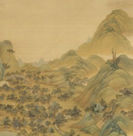 《避暑山庄图》是清代画家 a target="_blank" href="/item/冷枚