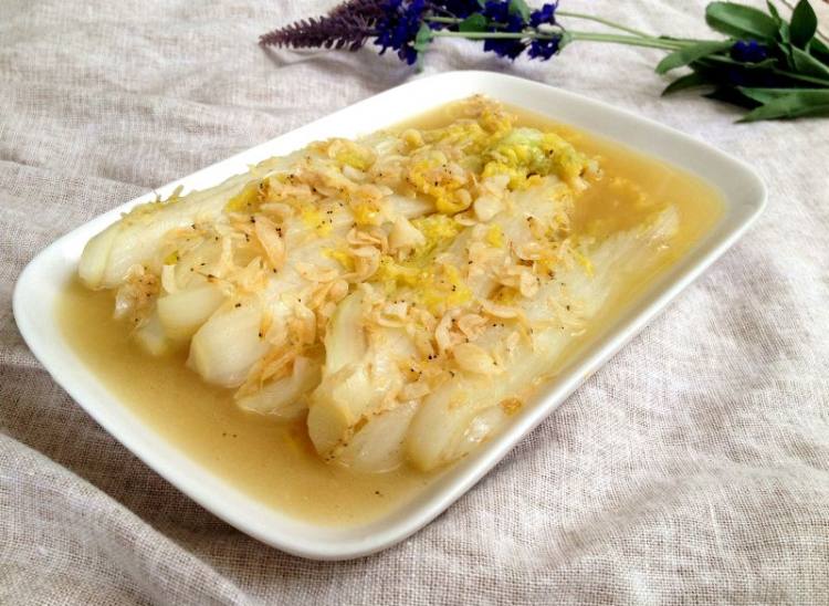 蒜蓉虾皮娃娃菜