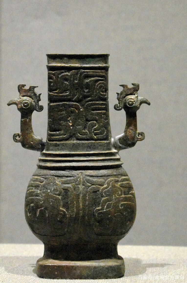 平安　秦蔵六造　青銅　鶴首花生　一輪生　共箱　M　R3838 纠错国博《古代中国》展青铜器令狐君孺子青铜壶识字释义错误- 知乎