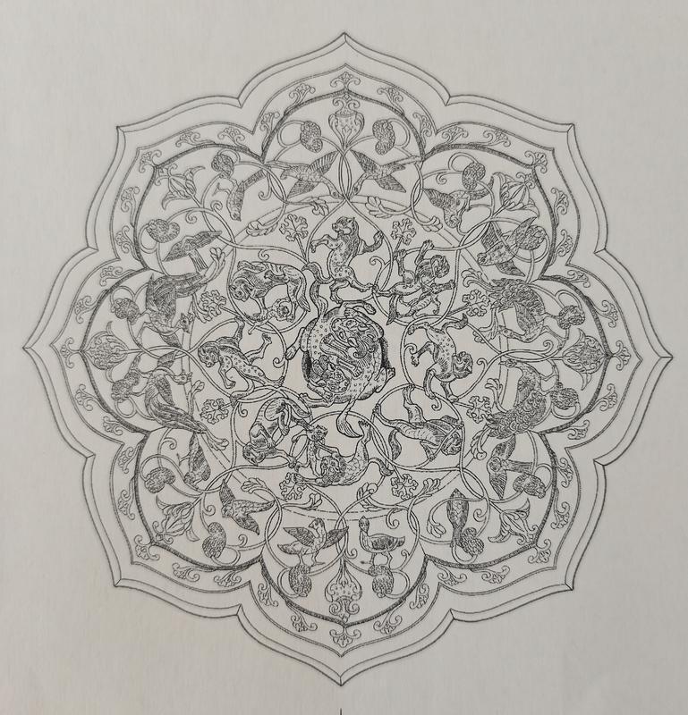 金背瑞兽葡萄镜