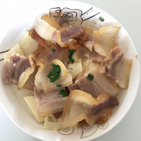 春笋蒸咸肉