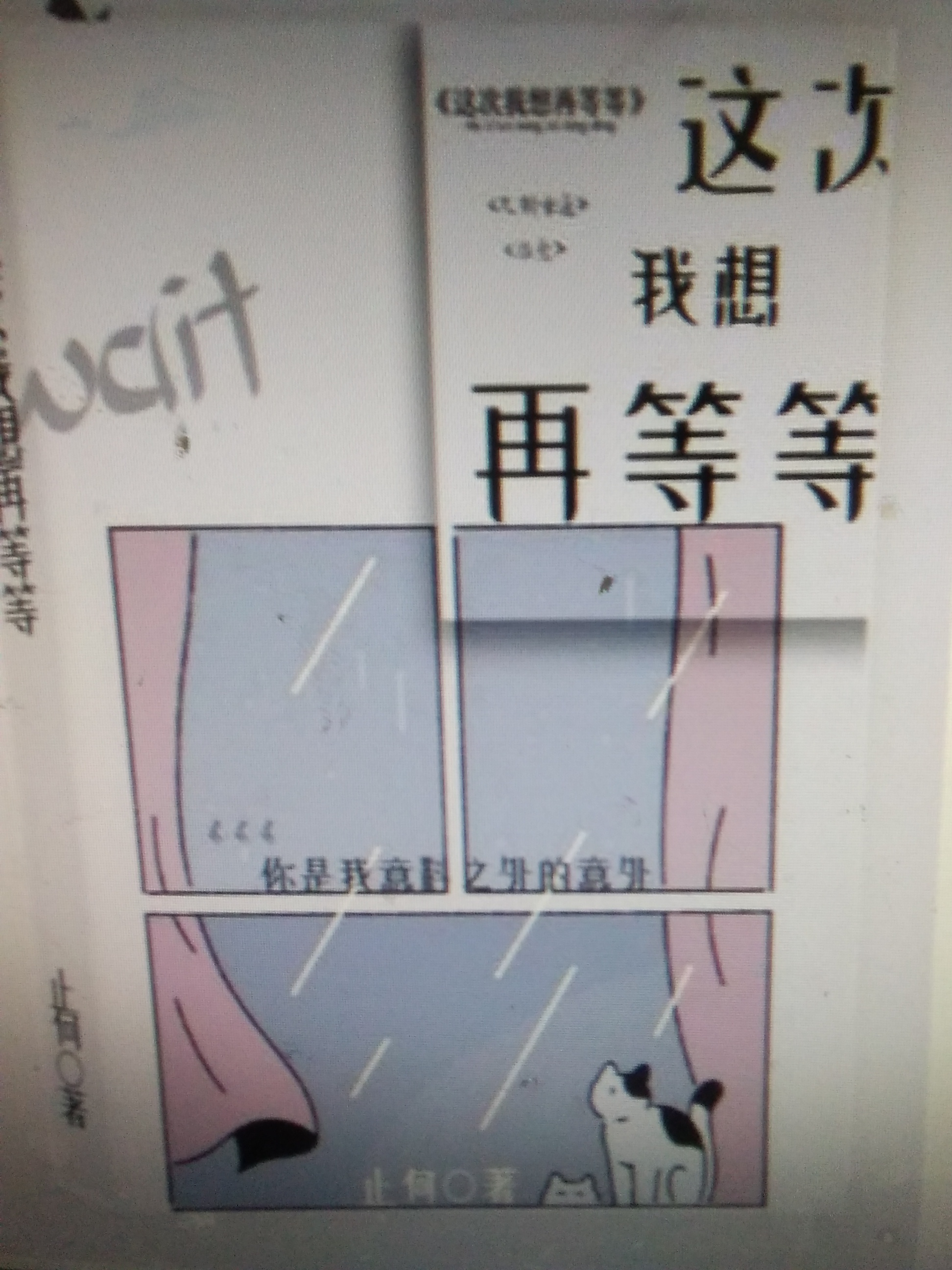 这次我想再等等