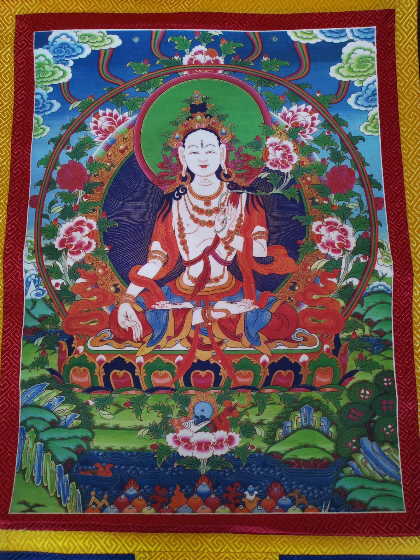 白度母唐卡
