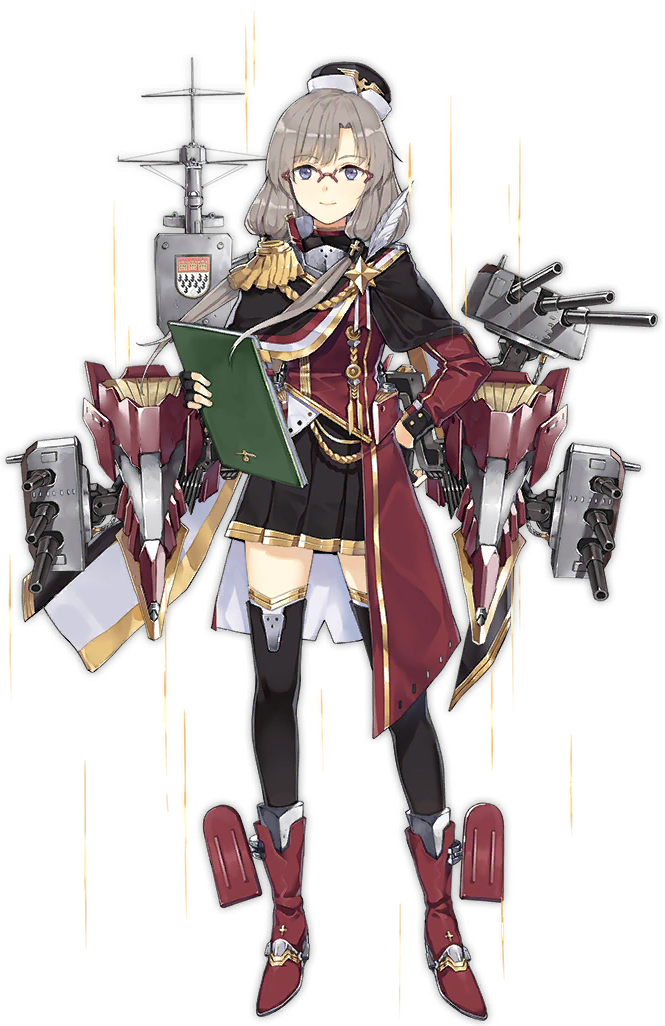  /p> p>科隆是一名铁血阵营的普通级轻巡舰娘,原型为德国海军柯尼斯堡