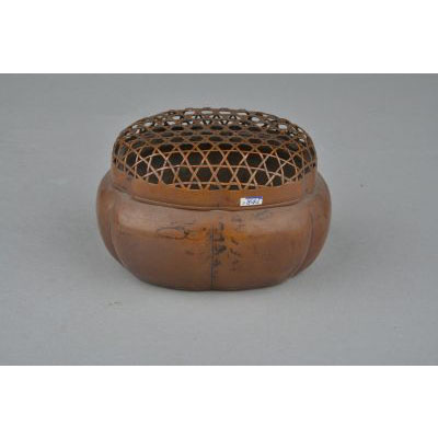 明张鸣岐制铜手炉