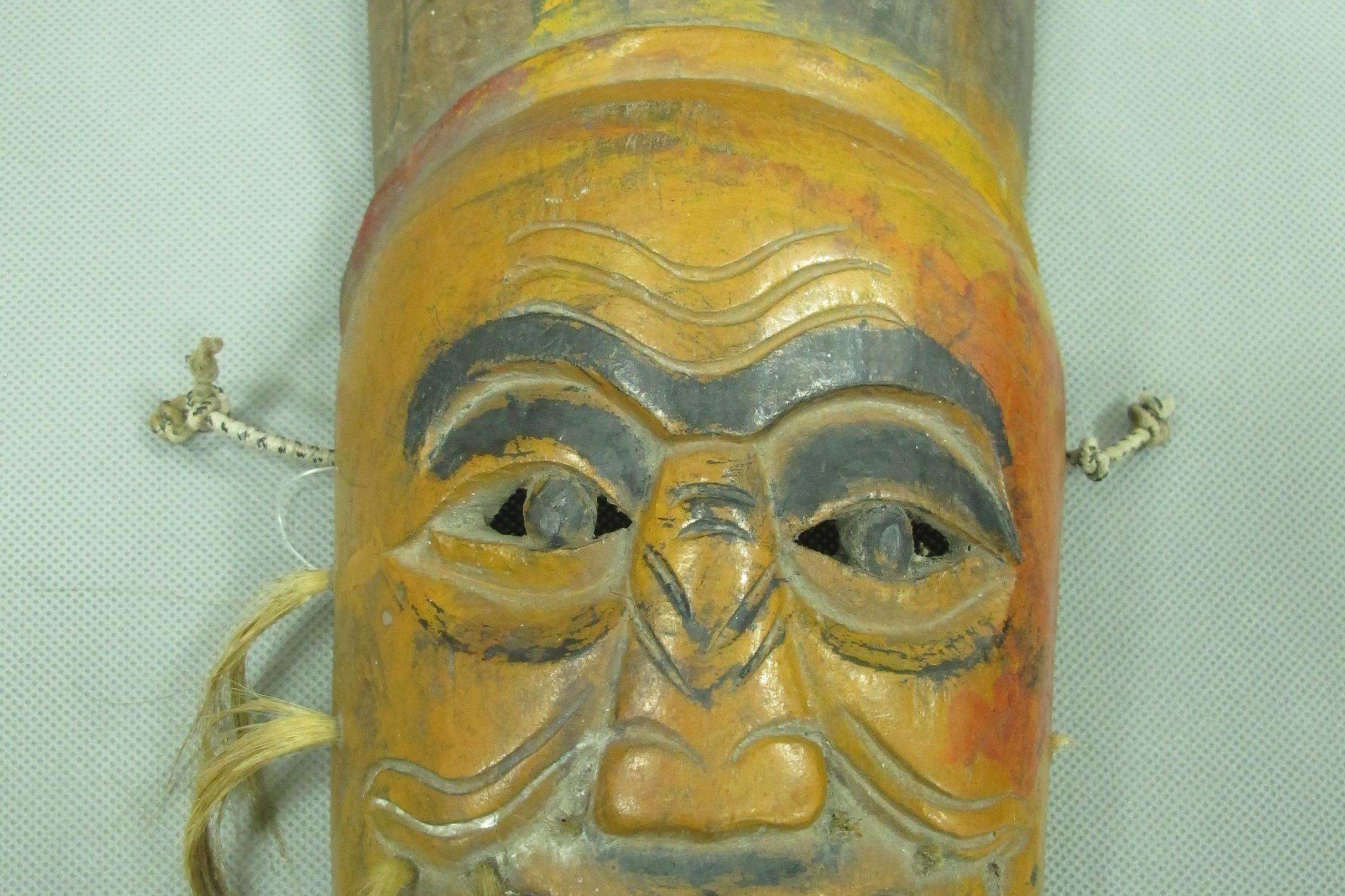 清代德江土家族傩堂戏面具九州道士