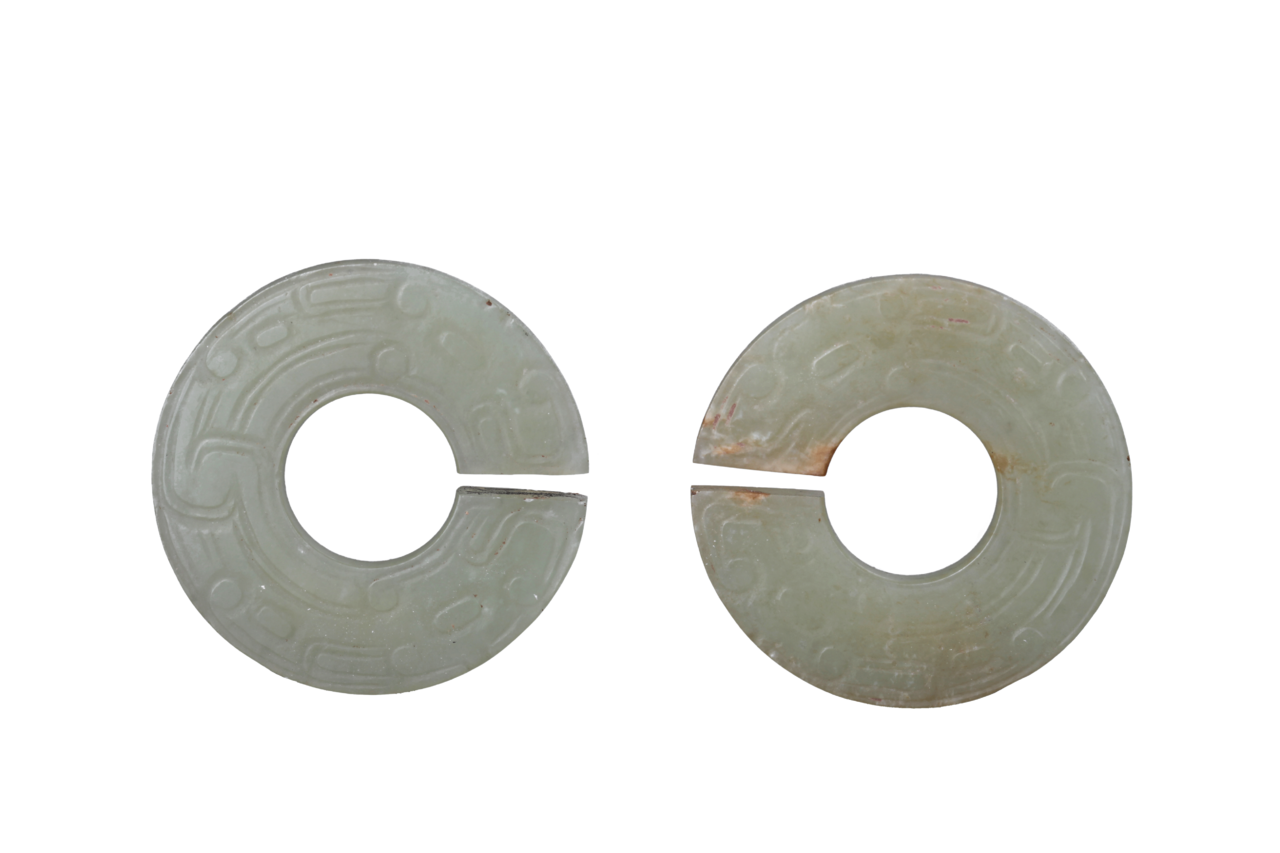 西周缠尾龙纹玦