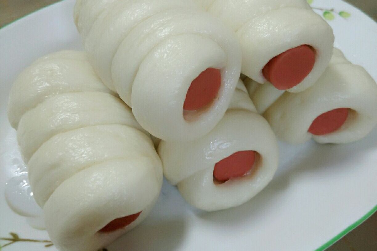 馒头夹起司火腿