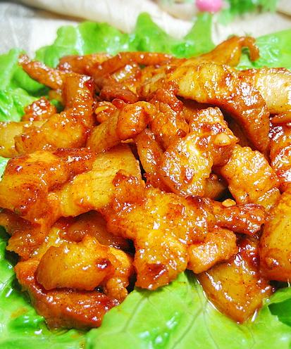 香煎蒜香五花肉