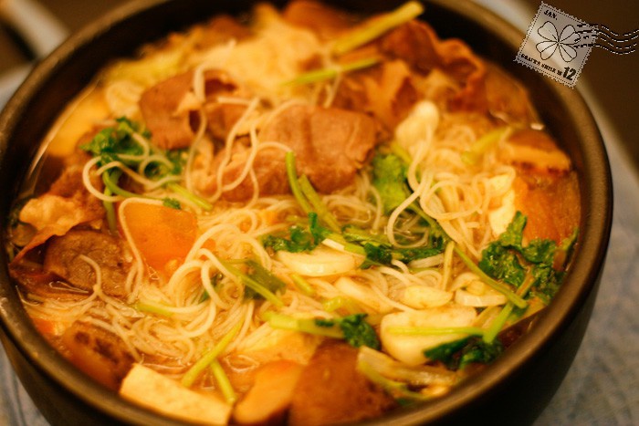 豆腐香菇肥牛米线