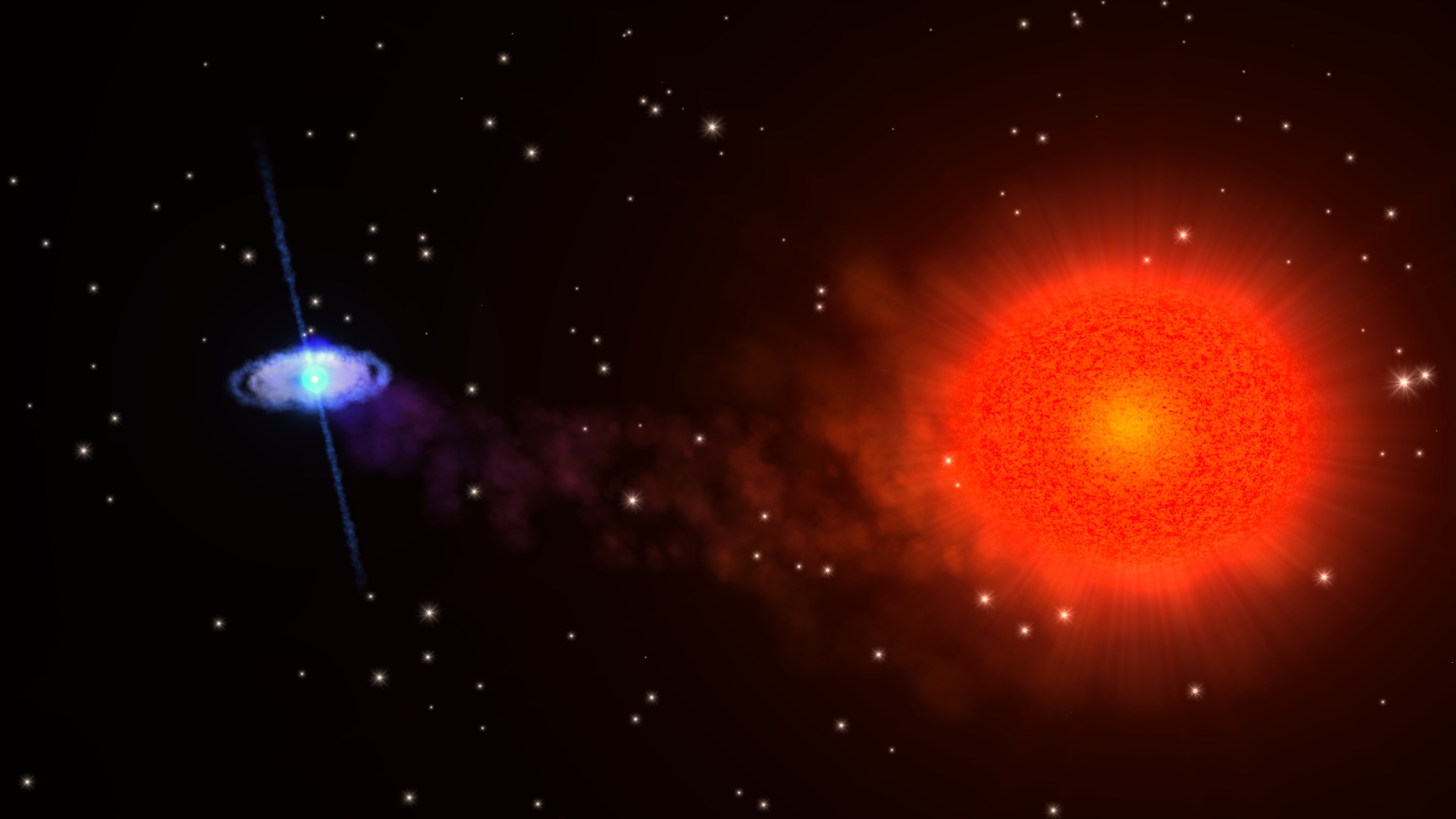 p>中子星(neutron star)是除黑洞外密度最大的星体,恒星演化到末期