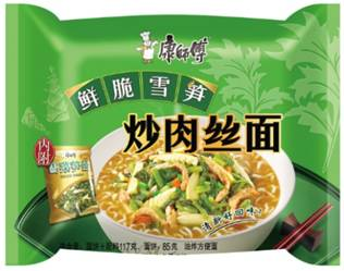 康师傅鲜脆雪笋系列面