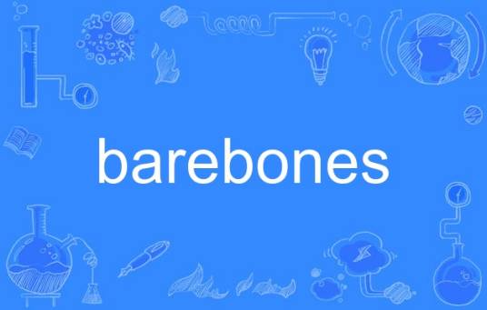 barebones（英语单词）_百度百科
