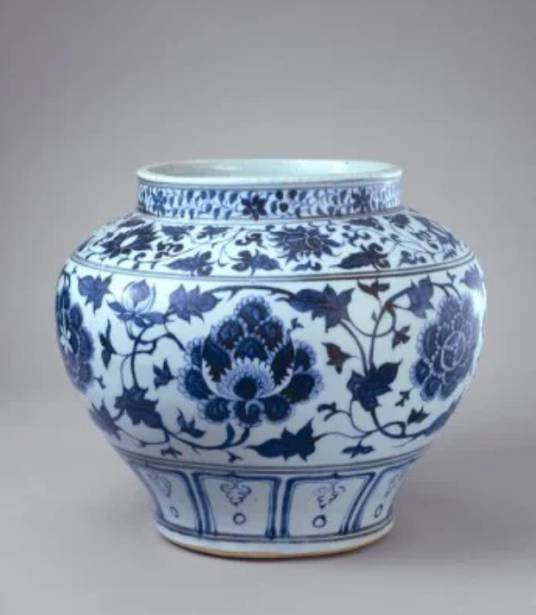 元青花缠枝牡丹纹罐（北京故宫博物馆藏品）_百度百科