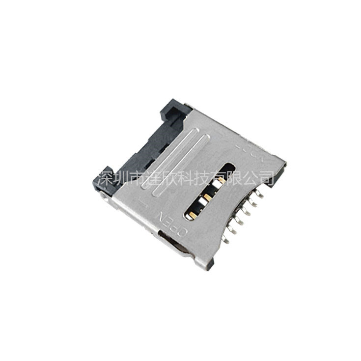 SIM卡座MICRO掀盖式/翻盖式规格封装_百科TA说
