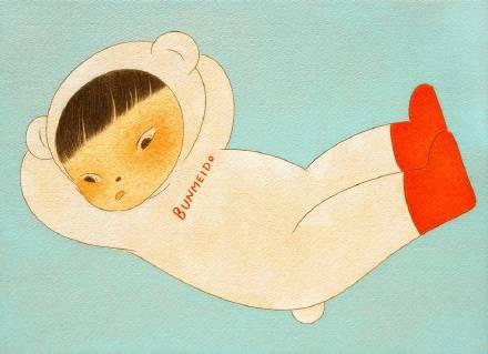 人物工笔画 日本80后艺术家 中田郁美 百科ta说