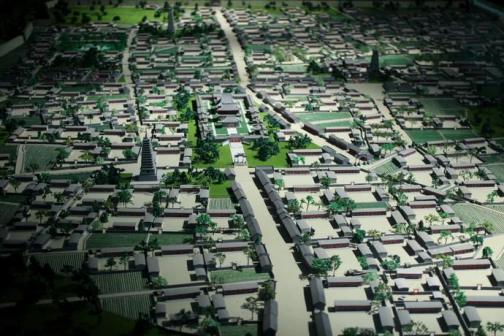 朝阳老城格局沙盘