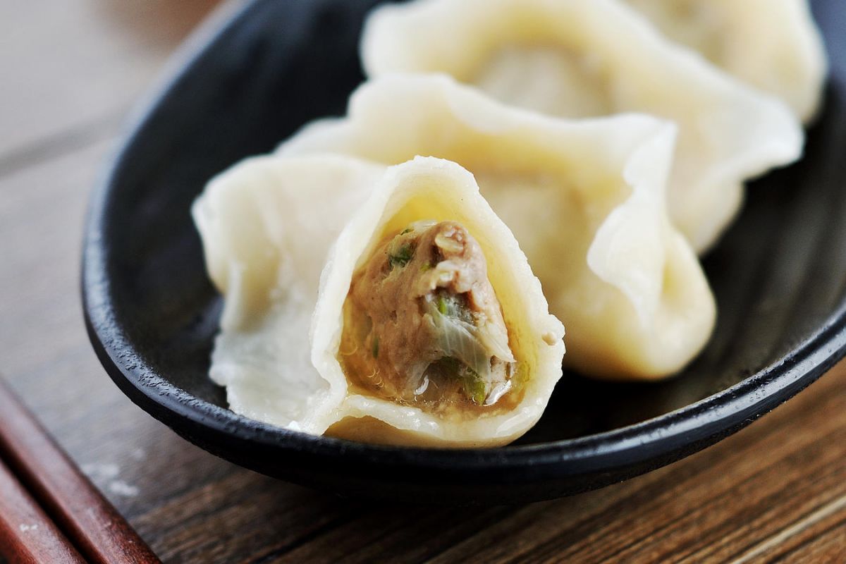 大葱猪肉馅饺子