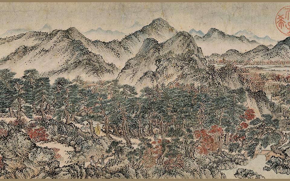 《太白山图》是元代 a target="_blank" href="/item/王蒙/2069307"