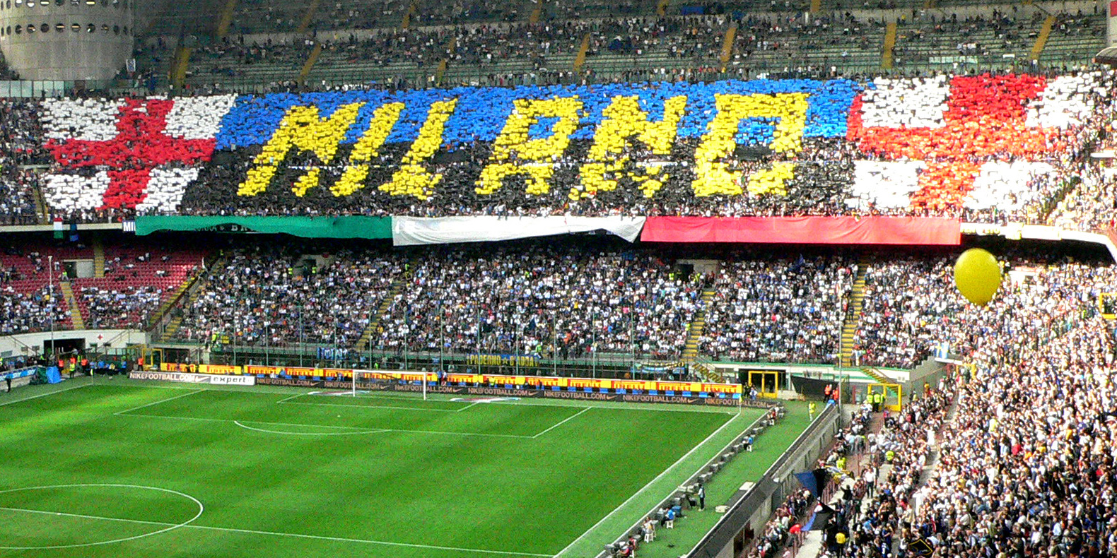  p>朱塞佩·梅阿查球场(stadio giuseppe meazza),又名圣西罗球场(san