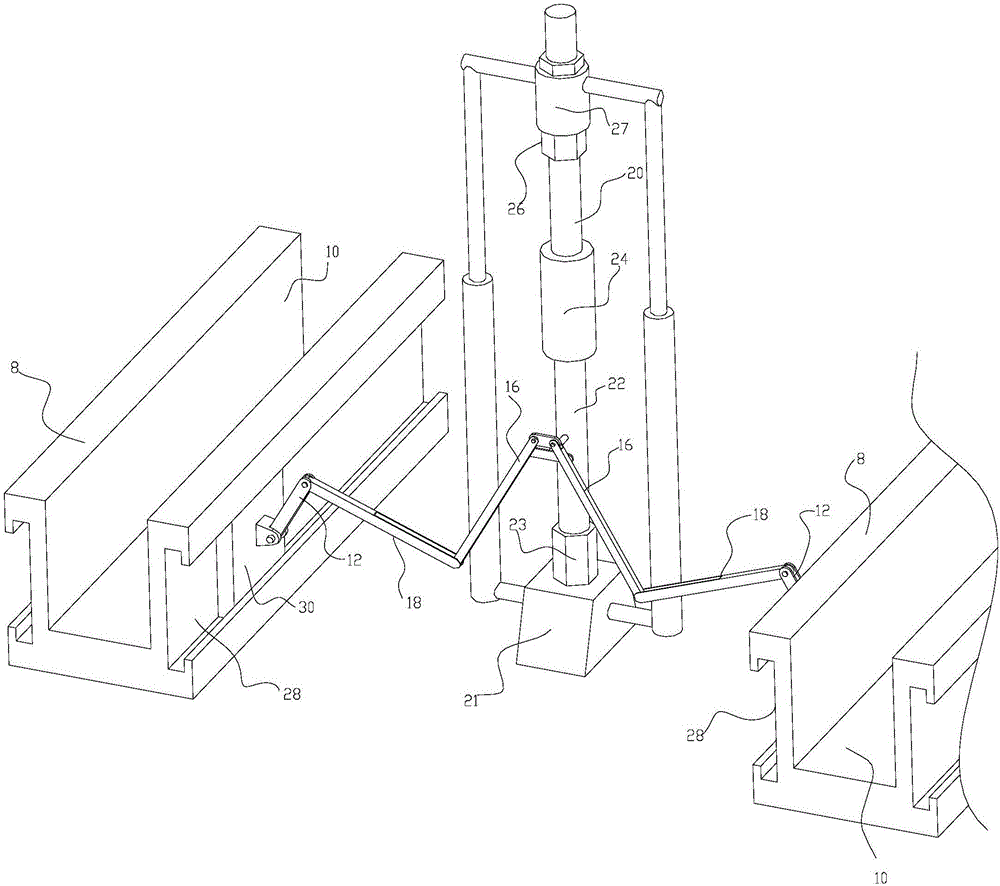 一种隧道钢拱架放置装置