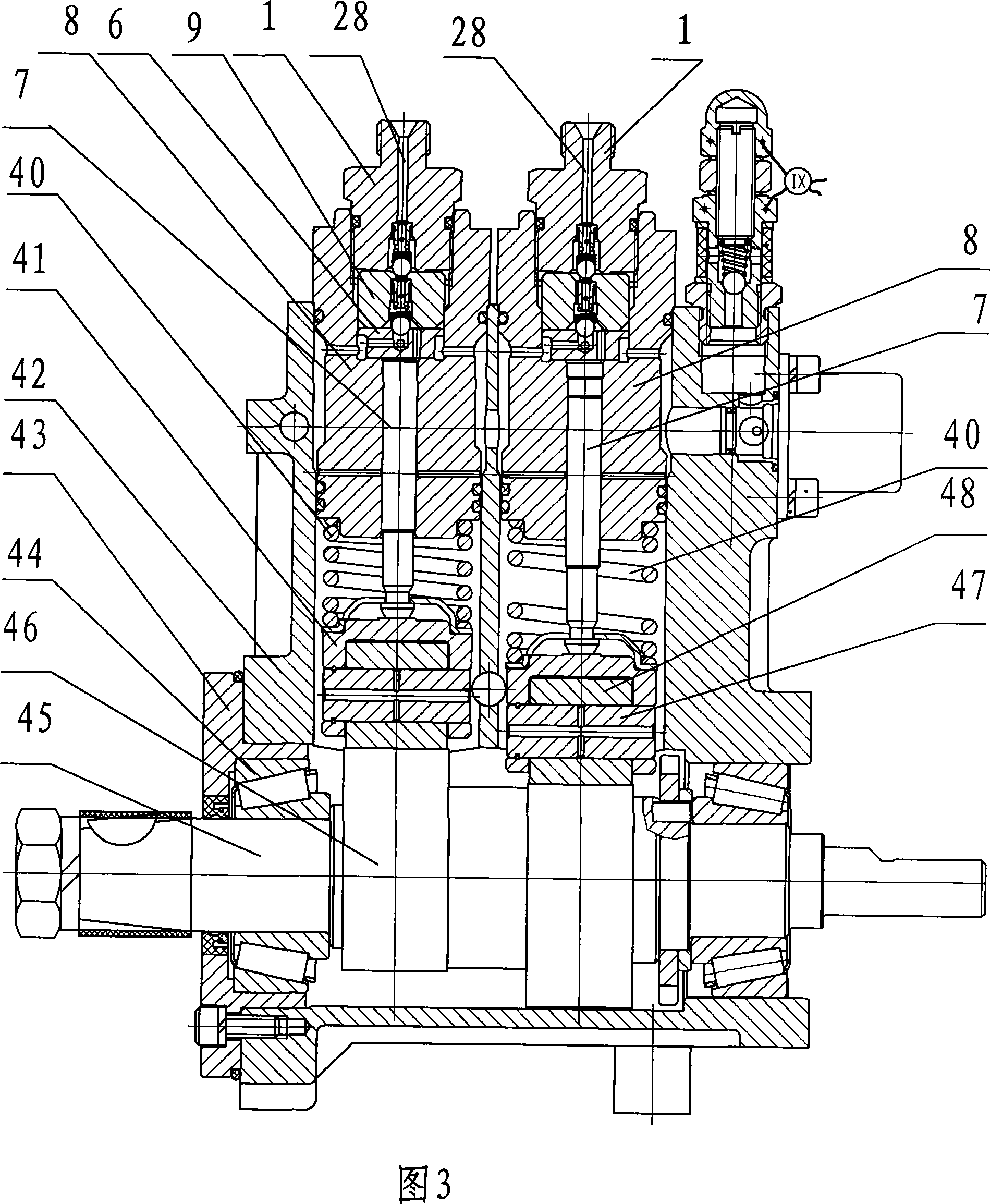 一种球阀型高压共轨喷油泵