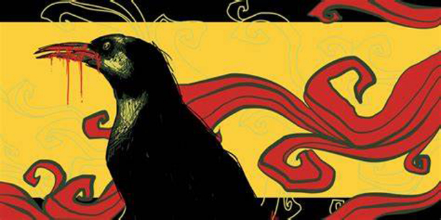 a crow left of the murder