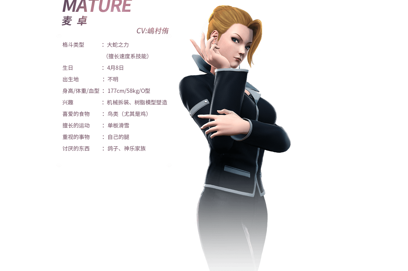 ">麦卓,动画《 a target="_blank" href="/item/拳皇命运/20496625"