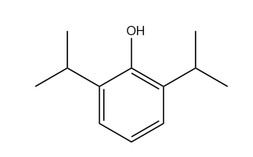  p>丙泊酚,化学名称为2,6-二异丙基苯酚,分子式为c sub>12 /sub>h sub