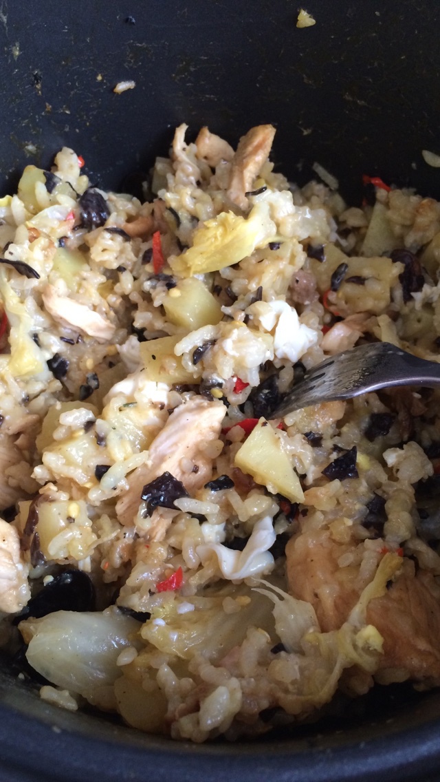 电饭煲咖喱鸡肉饭