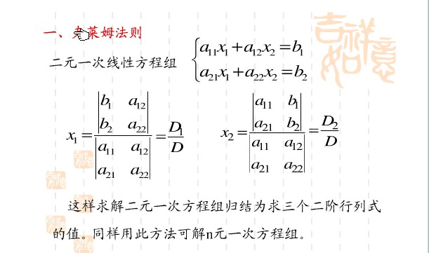  p>克莱姆法则,又译克拉默法则(cramers rule)是 a target="_blank"