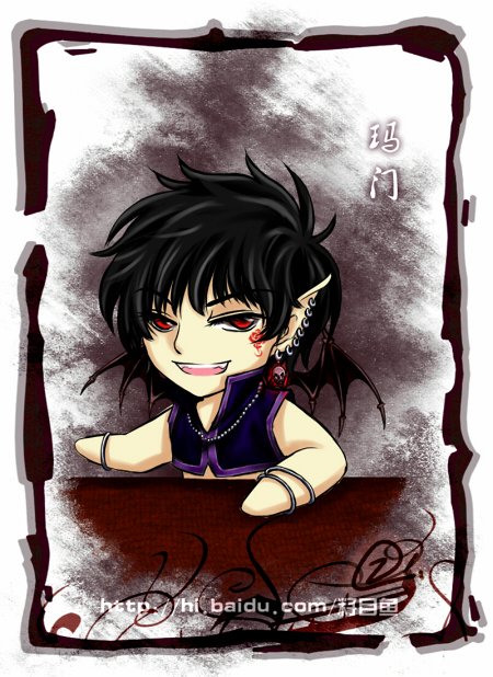  p>玛门,《天神右翼》中的人物,是魔族,称号是黑暗骑士,原罪之贪婪.