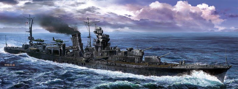 旧日本海军阿贺野级巡洋舰